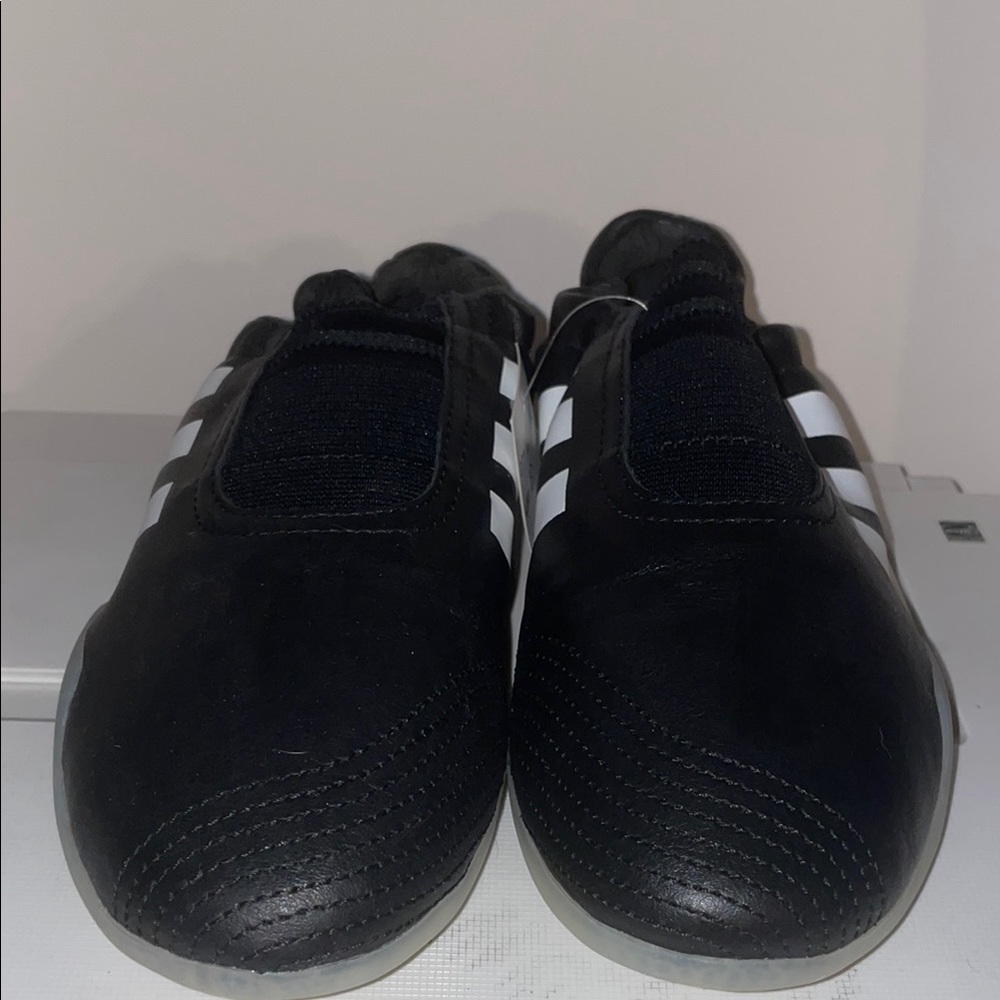 Adidas Men's Black and White Sneakers